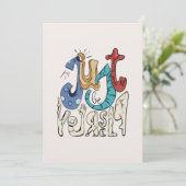 Wees gedurfd, wees jezelf: wees jezelf - zelfliefd kaart (Staand voorkant)