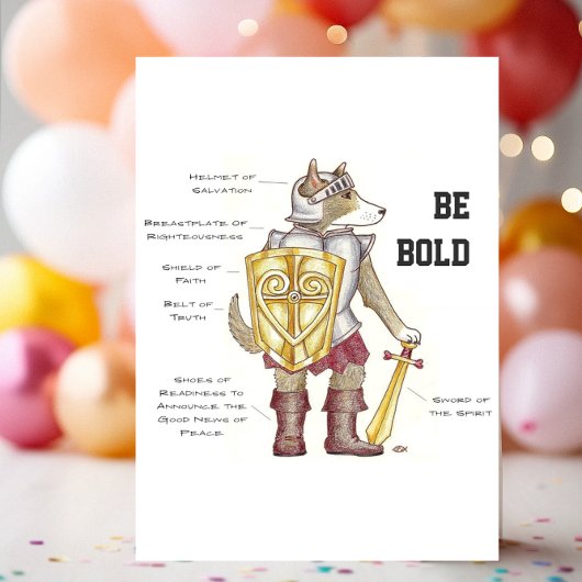 Wees gedurfde verjaardag Kaart