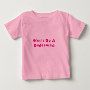 Wees geen Bridesmaïde roze Tutu-Baby-pak