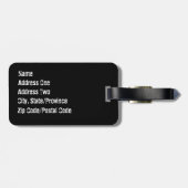 Wees geen drag Bagagelabel (Achterkant horizontaal)