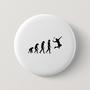 Wees geen Net Picker Badminton Player Shuttle Rac Ronde Button 5,7 Cm