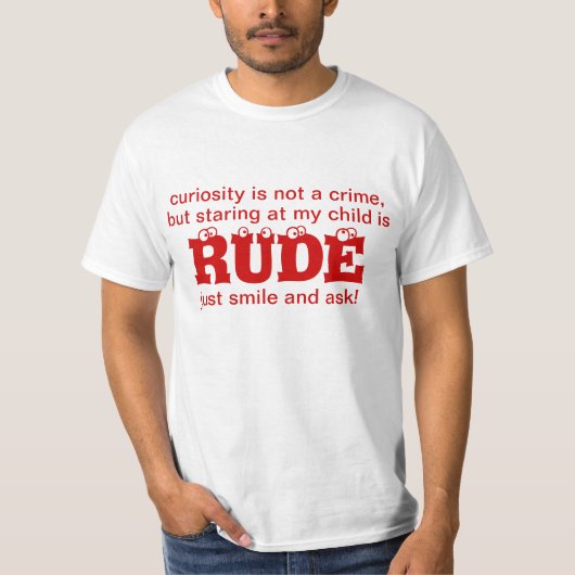 Wees geen Rude Shirt (Voorkant)