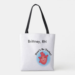 Wees geen Tachy Nurse Purse Canvas tas
