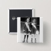 Wees geen taxi vierkante button 5,1 cm (Voorkant /achterkant)