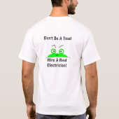 Wees geen toad t-shirt (Achterkant)