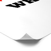 Wees gek op uw partner wanneer u Bridge afspeelt Poster (Hoek)