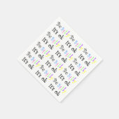 Wees Gekke Het is OK-papier servetten (Hoek)