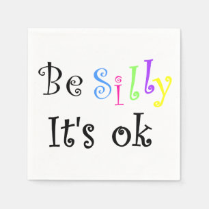 Wees Gekke Het is OK-papier servetten