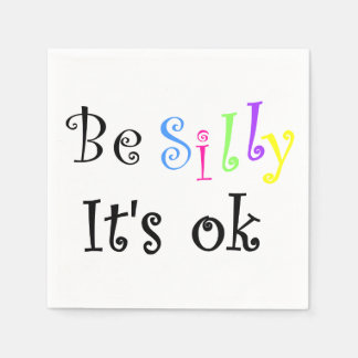 Wees Gekke Het is OK-papier servetten
