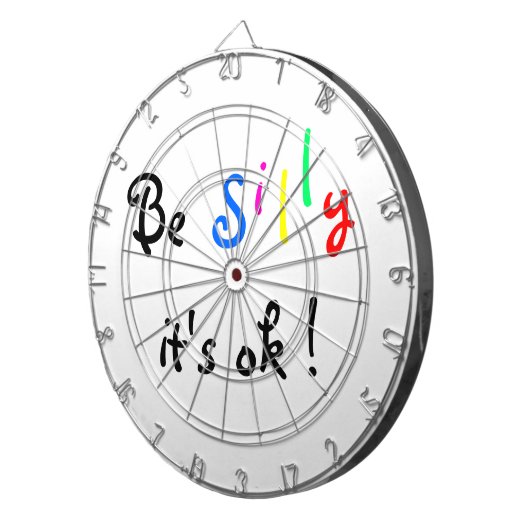 Wees Gekke Het is oké. Dartbord (Voorkant Rechts)