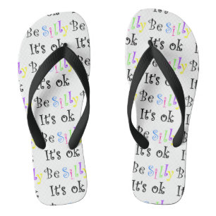 Wees Gekke Het is oké Teenslippers