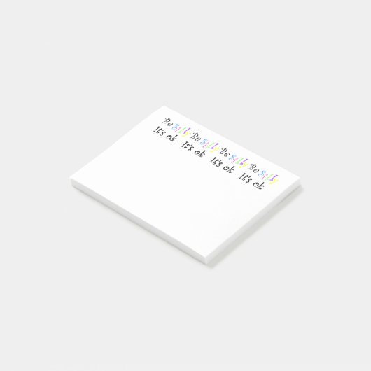 Wees Gekke Post-it® Notes (Schuin)