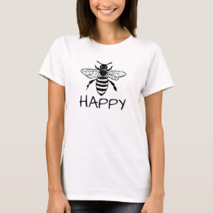 Wees Gelukkig Honing Bij T-shirt