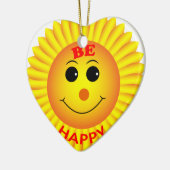 Wees Gelukkig Keramisch Ornament (Links)