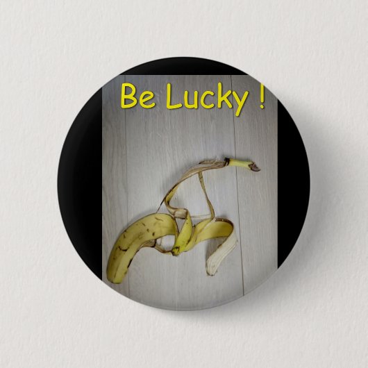 Wees Gelukkig ! Ronde Button 5,7 Cm (Voorkant)