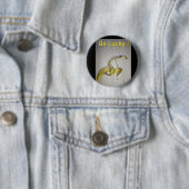 Wees Gelukkig ! Ronde Button 5,7 Cm (In situ)