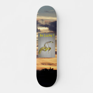 Wees gelukkig! skateboard