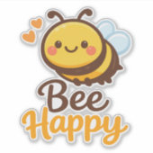 Wees Gelukkig Sticker (Voorkant)