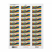 Wees geweldig! etiket (Full Sheet)