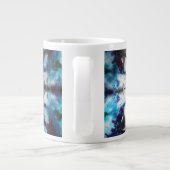 Wees Geweldige Tie Dye Design Extra Grote Beker (Achterkant)