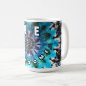 Wees Geweldige Tie Dye Design Koffiemok (Voorkant rechts)