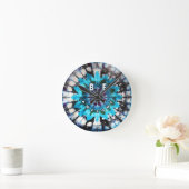 Wees Geweldige Tie Dye Design Ronde Klok (Huis)