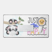 Wees gewoon Happy Panda Bureaumat (Keyboard & Muis)
