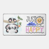 Wees gewoon Happy Panda Bureaumat (Voorkant)