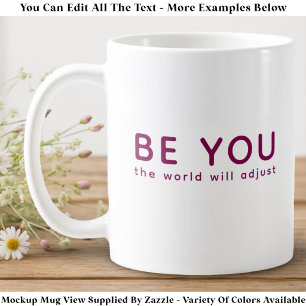 Wees gewoon jezelf 071 Inspirerende Motivatie Quot Koffiemok