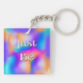 Wees gewoon Sleutelhanger (Achterkant)