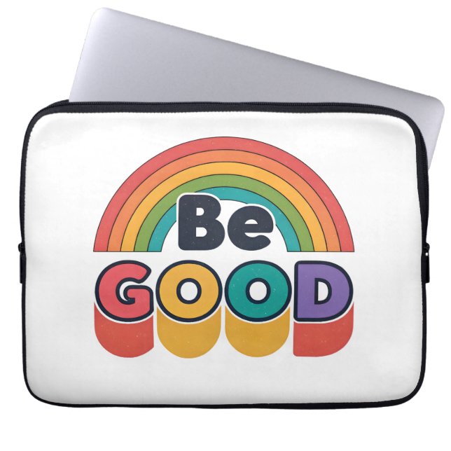 Wees goed laptop sleeve (Voorkant)