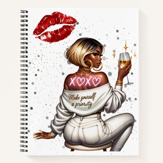 Wees goed voor jezelf schetsboek notitieboek (Voorkant)