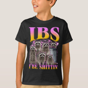 Wees Grappig Ibs Wasbeer Meme Bootleg Humor T-shirt