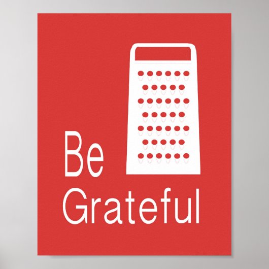 Wees grateful Poster (Voorkant)