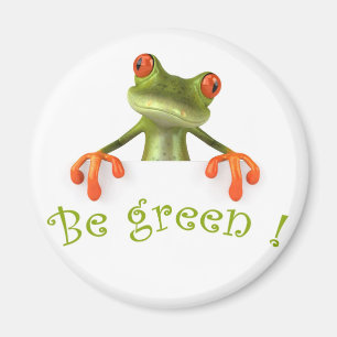 Wees groen! magneet