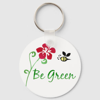 Wees groene Sleutelhanger