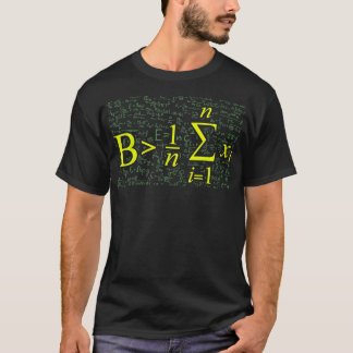 Wees groter dan de gemiddelde Wiskunde die terug n T-shirt