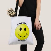 Wees Happy Smiley Draagtas (Dichtbij)
