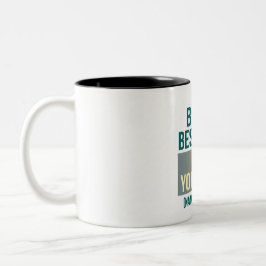 Wees het beste deel van jezelf tweekleurige koffiemok