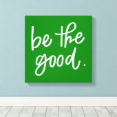 Wees het goede canvas afdruk (Insitu (Houten vloer))