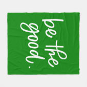 Wees het goede fleece deken (Voorkant (Horizontaal))