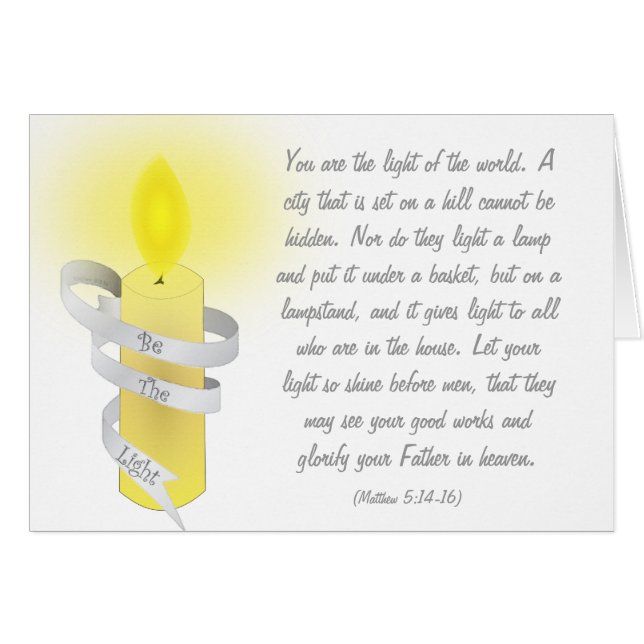 Wees het licht (Voorkant Horizontaal)