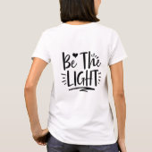 Wees het Licht Affirmatie T-shirt (Achterkant)