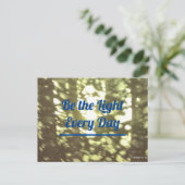 Wees het Licht Briefkaart (Staand voorkant)