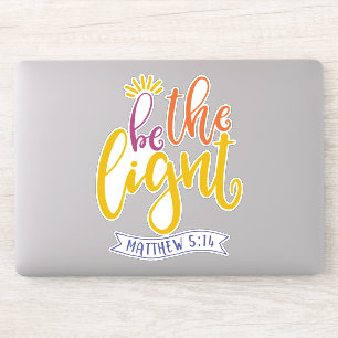 Wees het licht in de wereld sticker