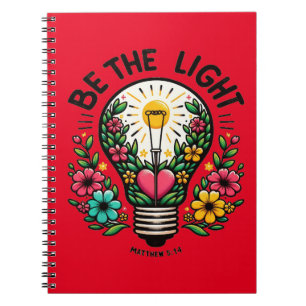 Wees het Licht - Inspirerend Christelijke Ontwerp Notitieboek