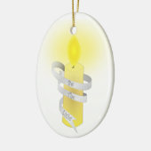 Wees het licht keramisch ornament (Links)