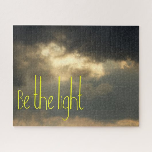 Wees het licht legpuzzel (Horizontaal)
