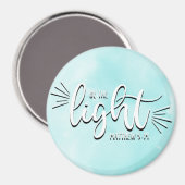 Wees het licht Matthew 5:14 Magneet (Voorkant / Achterkant)