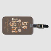 Wees het Licht met Bijbelvers Bagagelabel (Voorkant (horizontaal))